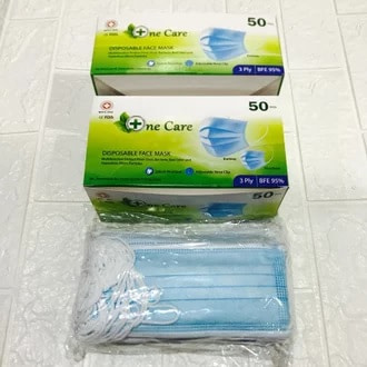 Face mask 3ply isi 50 Rp 13.500