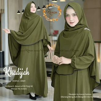 Syari Set Hijab Dress Baju Rp.140.000