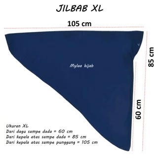 Jilbab serut XL Rp.29.200