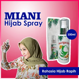Spray hijab anti letoy Rp.60.000